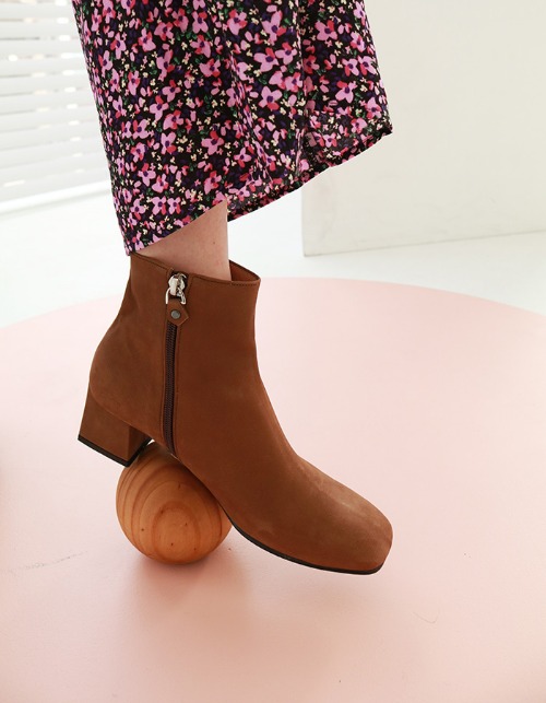 T023 basic boots brown (5cm)
